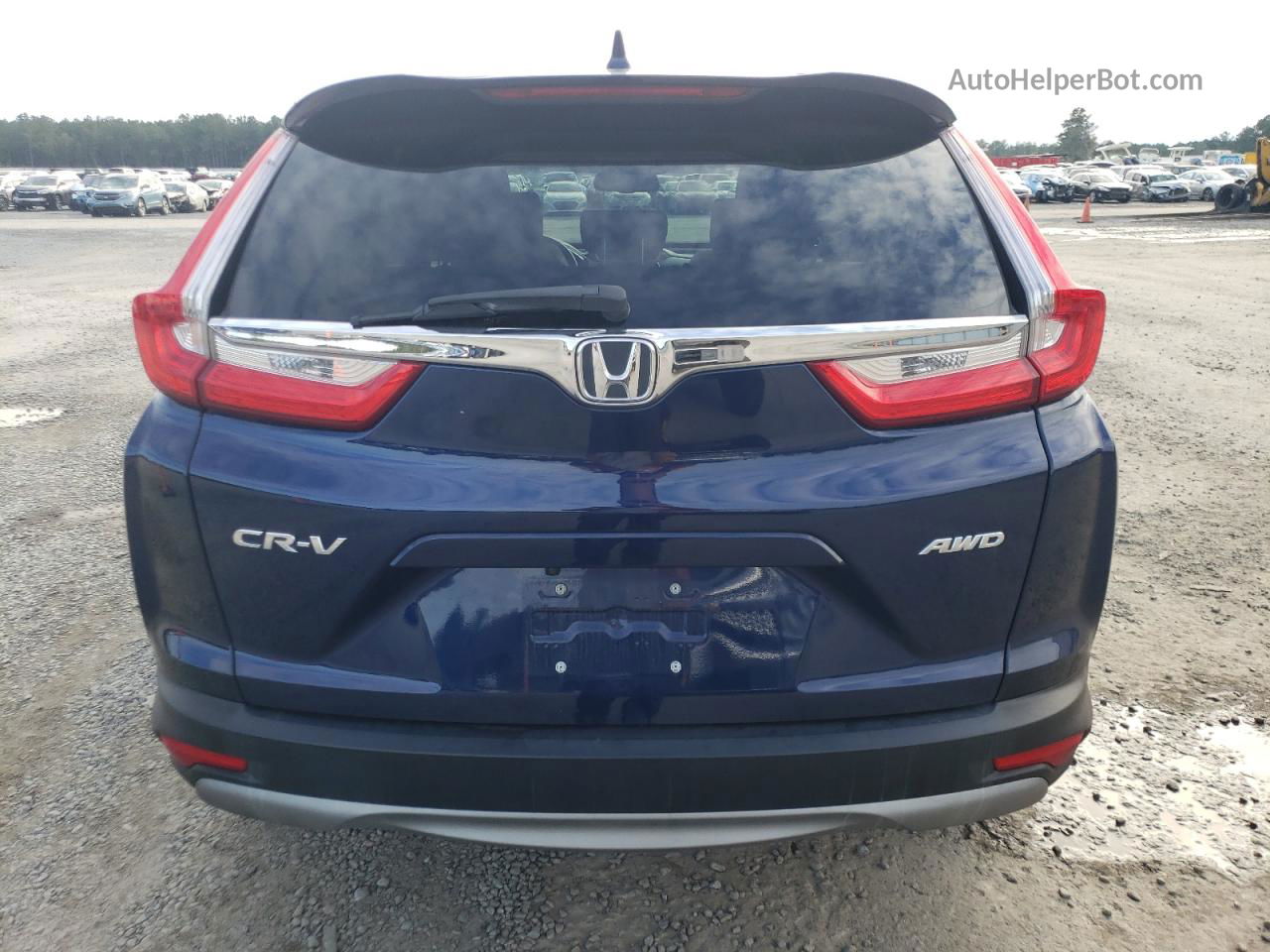 2018 Honda Cr-v Exl Blue vin: 2HKRW2H83JH695476