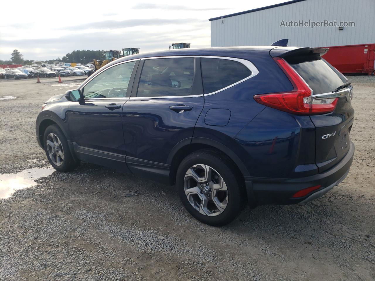 2018 Honda Cr-v Exl Blue vin: 2HKRW2H83JH695476