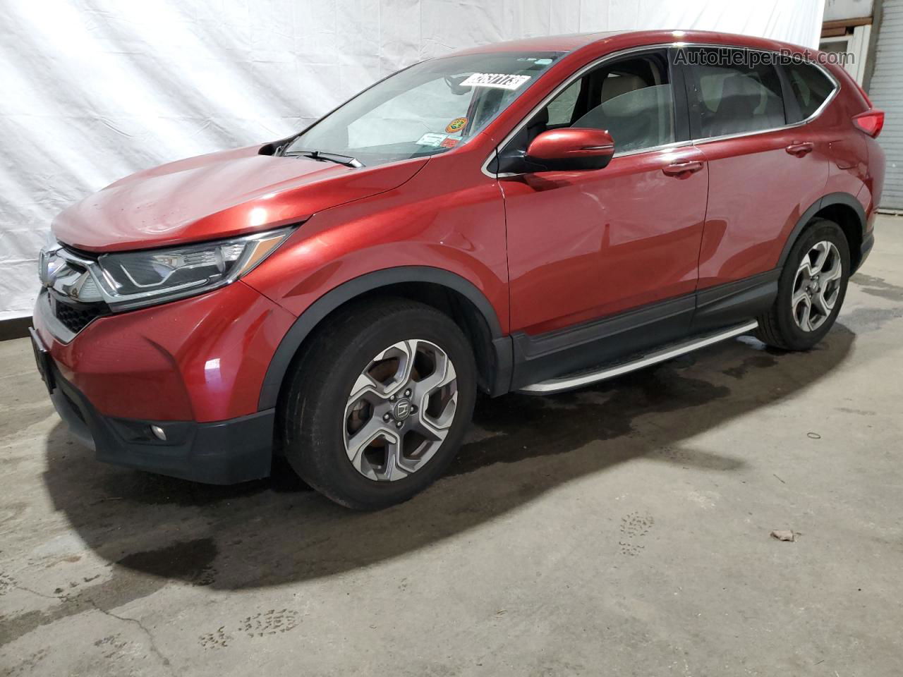 2019 Honda Cr-v Exl Burgundy vin: 2HKRW2H83KH622447