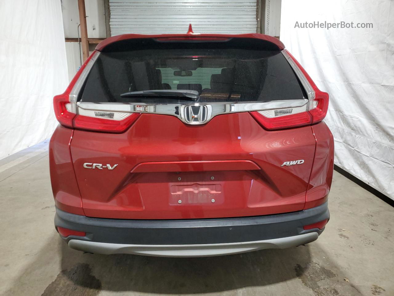 2019 Honda Cr-v Exl Burgundy vin: 2HKRW2H83KH622447