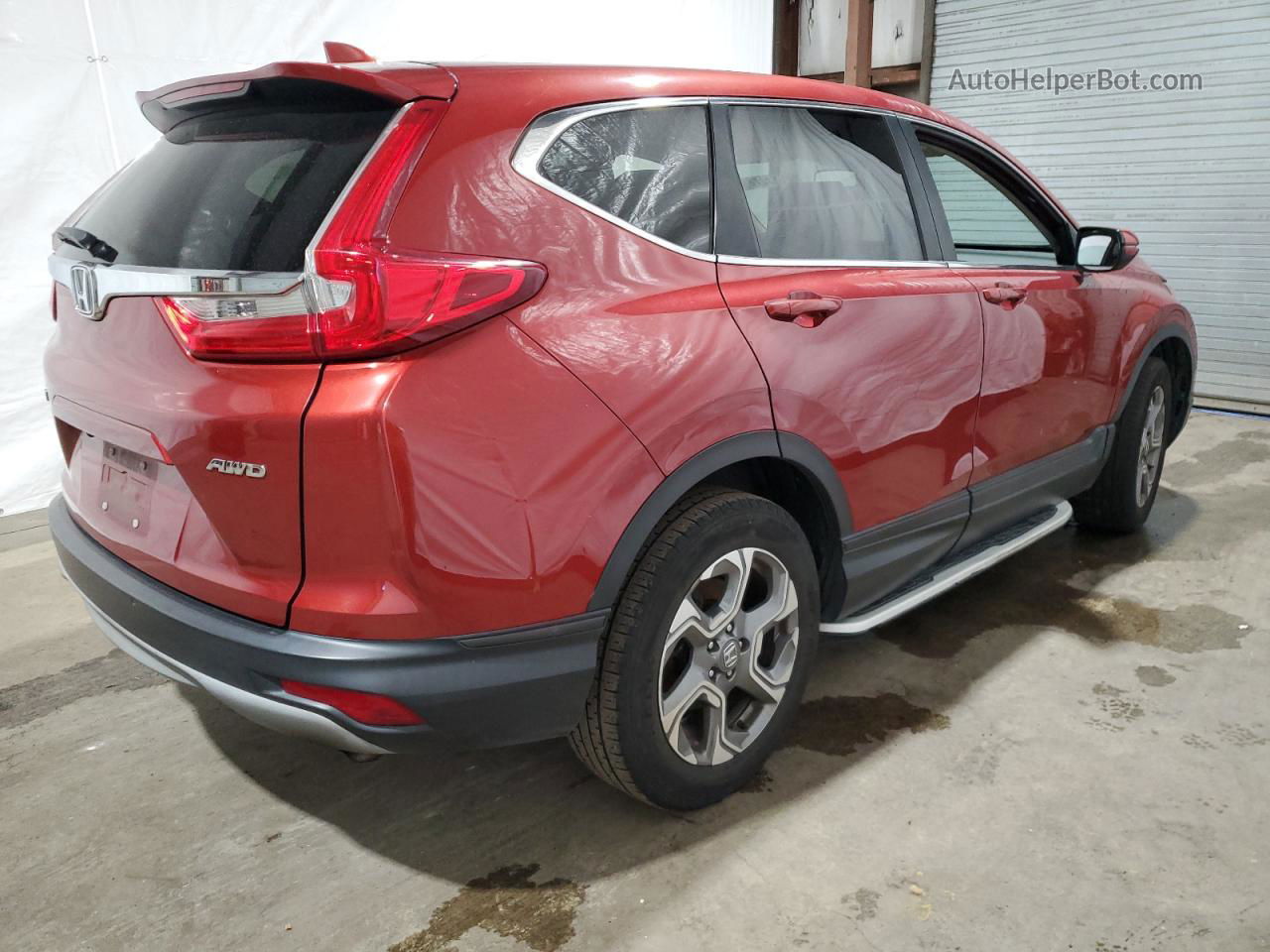 2019 Honda Cr-v Exl Burgundy vin: 2HKRW2H83KH622447