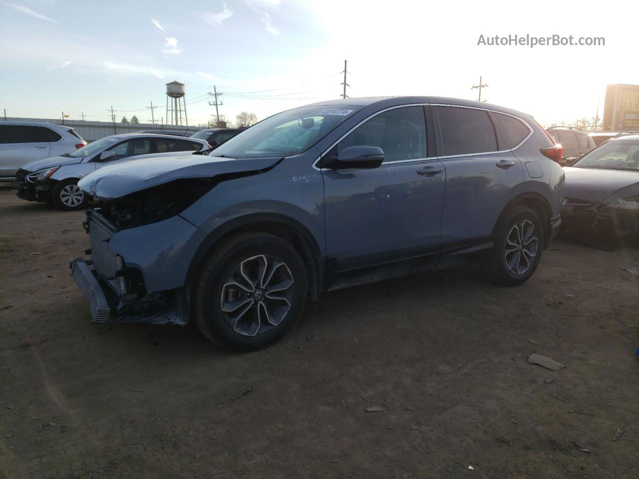 2020 Honda Cr-v Exl Gray vin: 2HKRW2H83LH678499