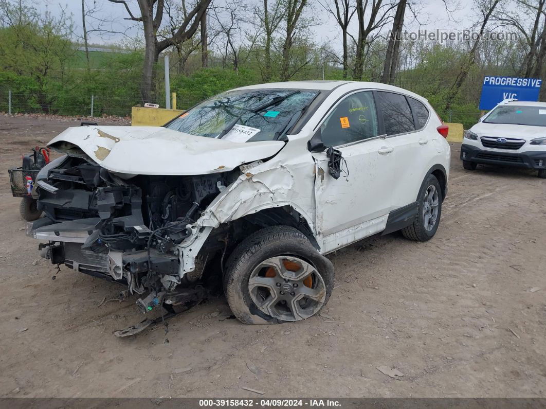 2017 Honda Cr-v Ex-l/ex-l Navi White vin: 2HKRW2H84HH661606