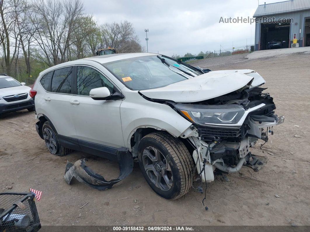 2017 Honda Cr-v Ex-l/ex-l Navi White vin: 2HKRW2H84HH661606