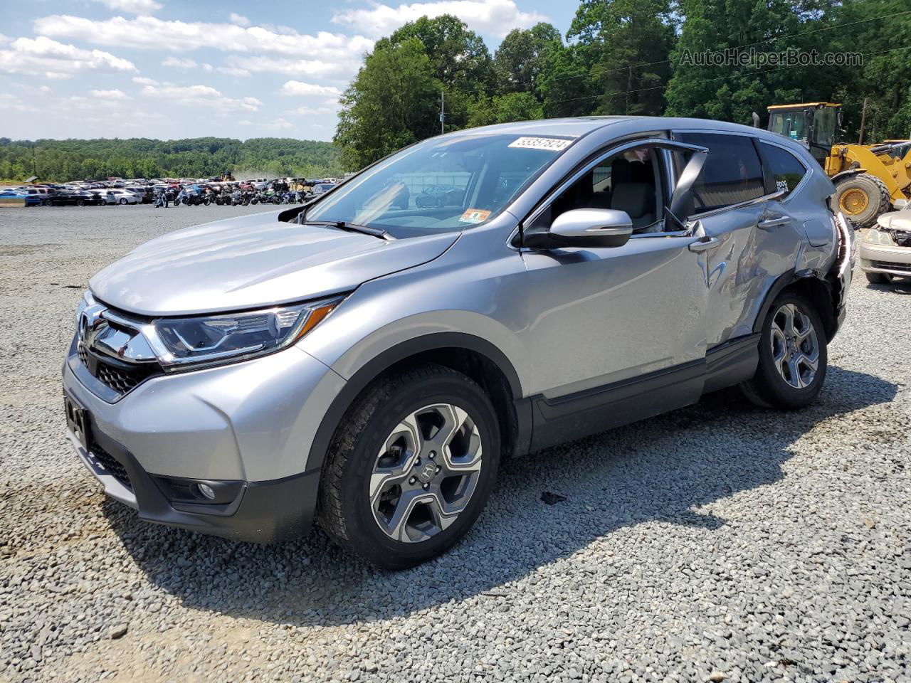 2017 Honda Cr-v Exl Silver vin: 2HKRW2H84HH672525