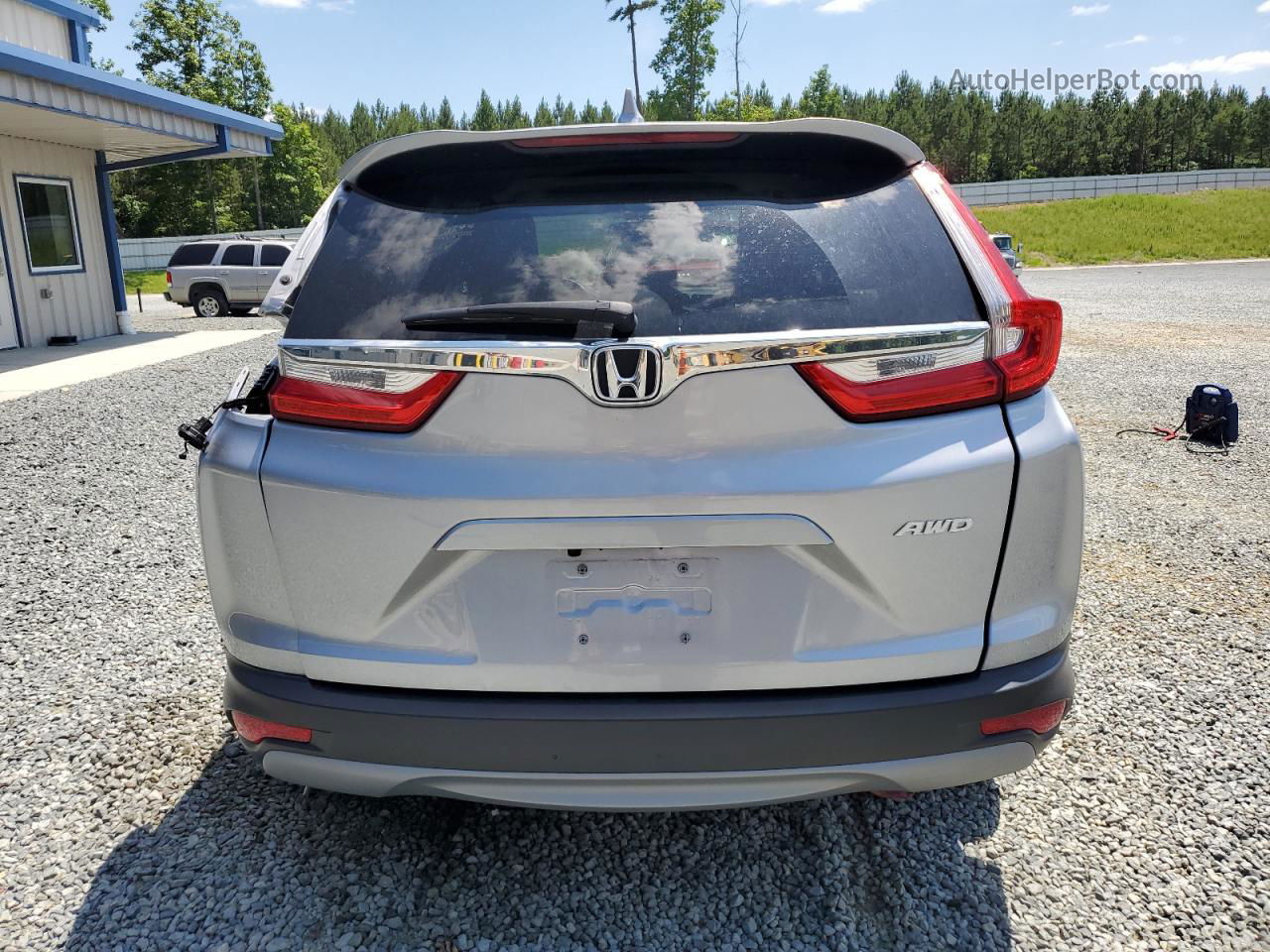 2017 Honda Cr-v Exl Silver vin: 2HKRW2H84HH672525