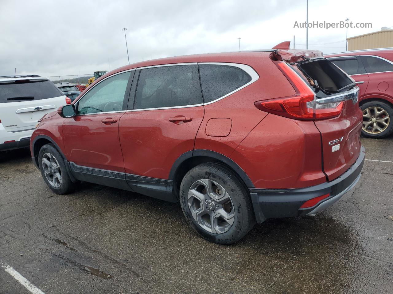 2018 Honda Cr-v Exl Red vin: 2HKRW2H84JH611021