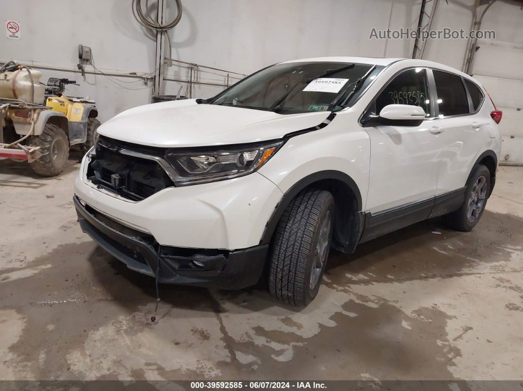 2018 Honda Cr-v Ex-l/ex-l Navi White vin: 2HKRW2H84JH615859