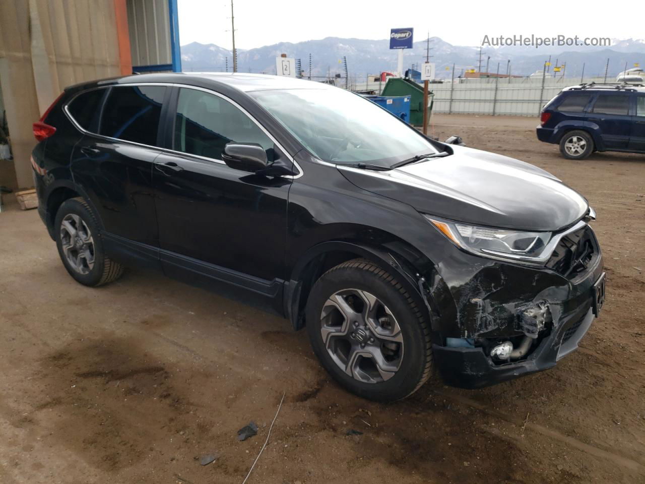 2018 Honda Cr-v Exl Green vin: 2HKRW2H84JH691324