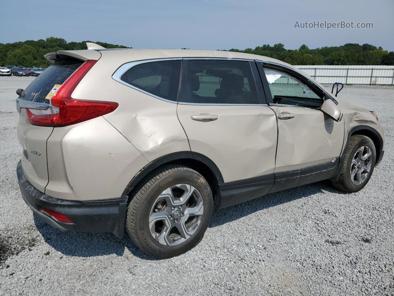 2019 Honda Cr-v Exl Tan vin: 2HKRW2H84KH636633