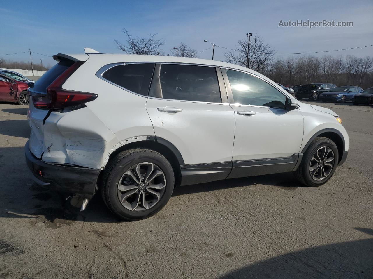 2020 Honda Cr-v Exl White vin: 2HKRW2H84LH664353