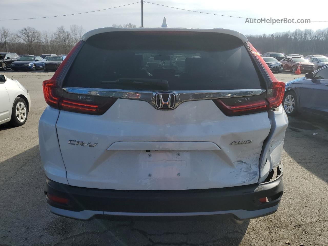 2020 Honda Cr-v Exl White vin: 2HKRW2H84LH664353