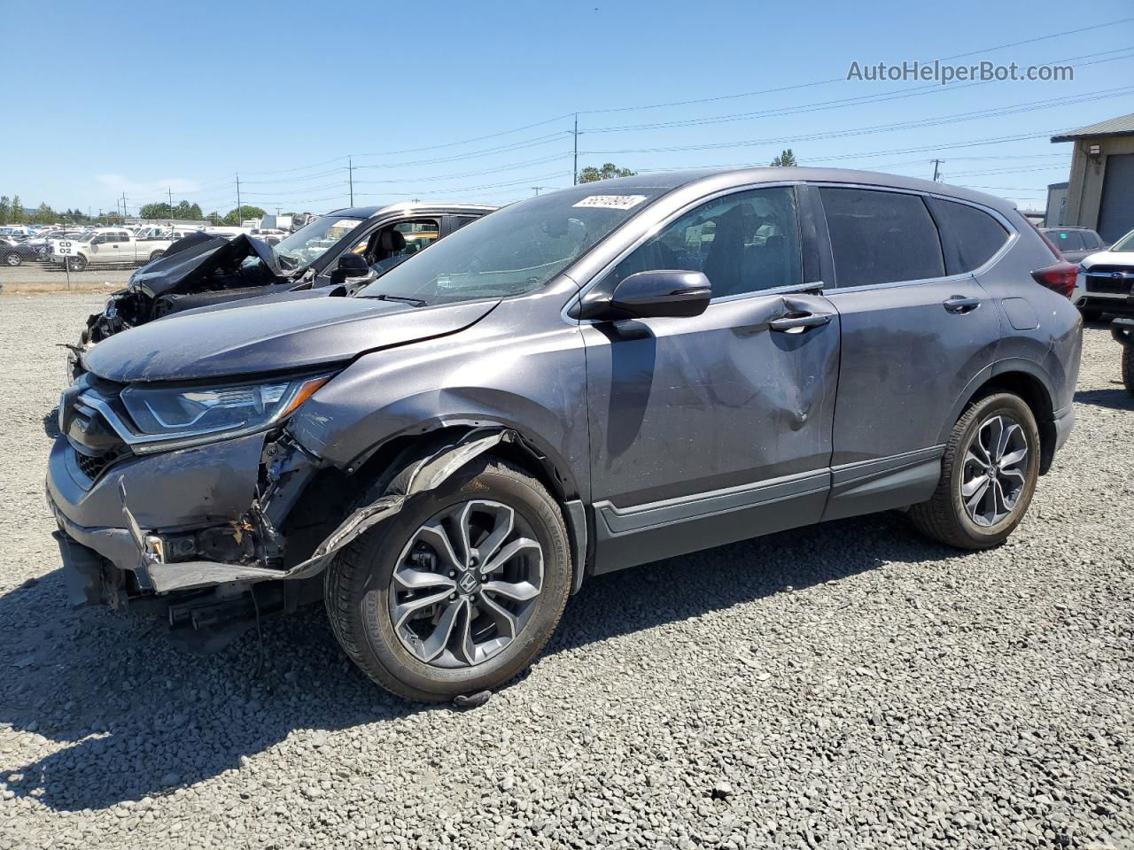 2020 Honda Cr-v Exl Угольный vin: 2HKRW2H84LH699863