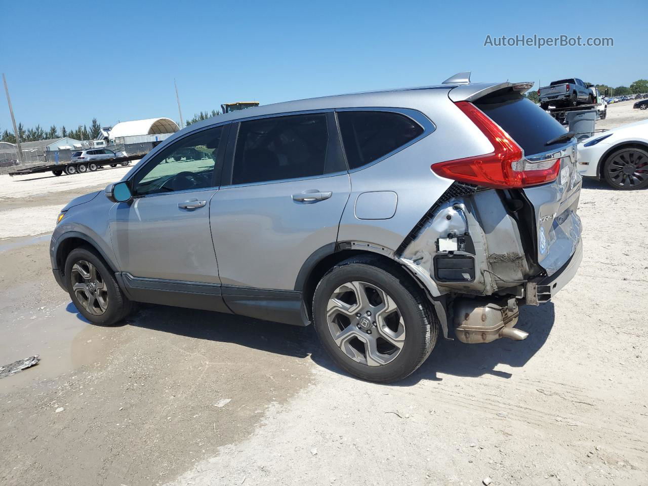 2017 Honda Cr-v Exl Silver vin: 2HKRW2H85HH625066