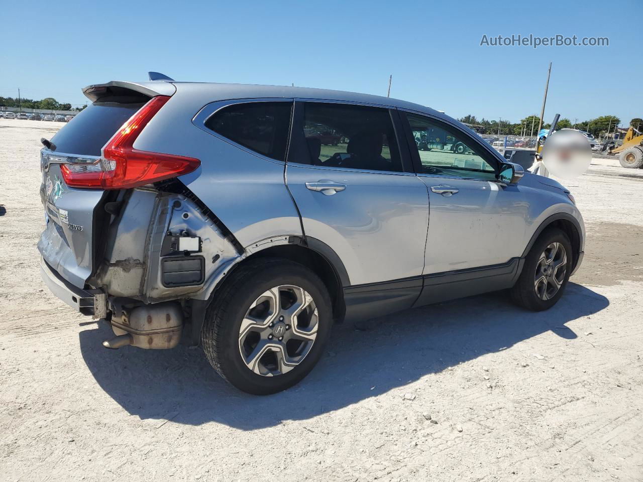 2017 Honda Cr-v Exl Silver vin: 2HKRW2H85HH625066