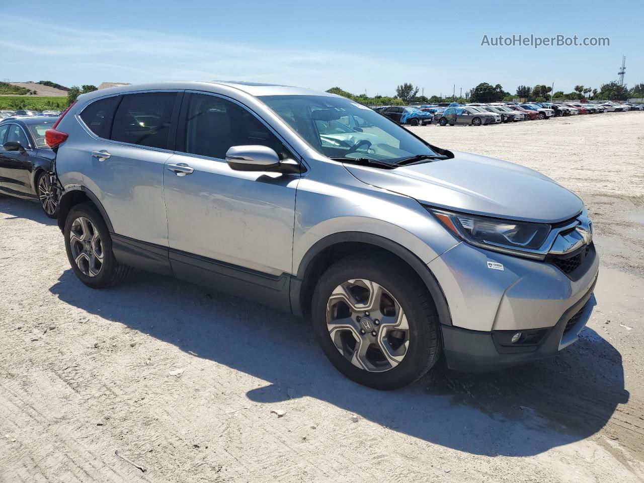 2017 Honda Cr-v Exl Silver vin: 2HKRW2H85HH625066