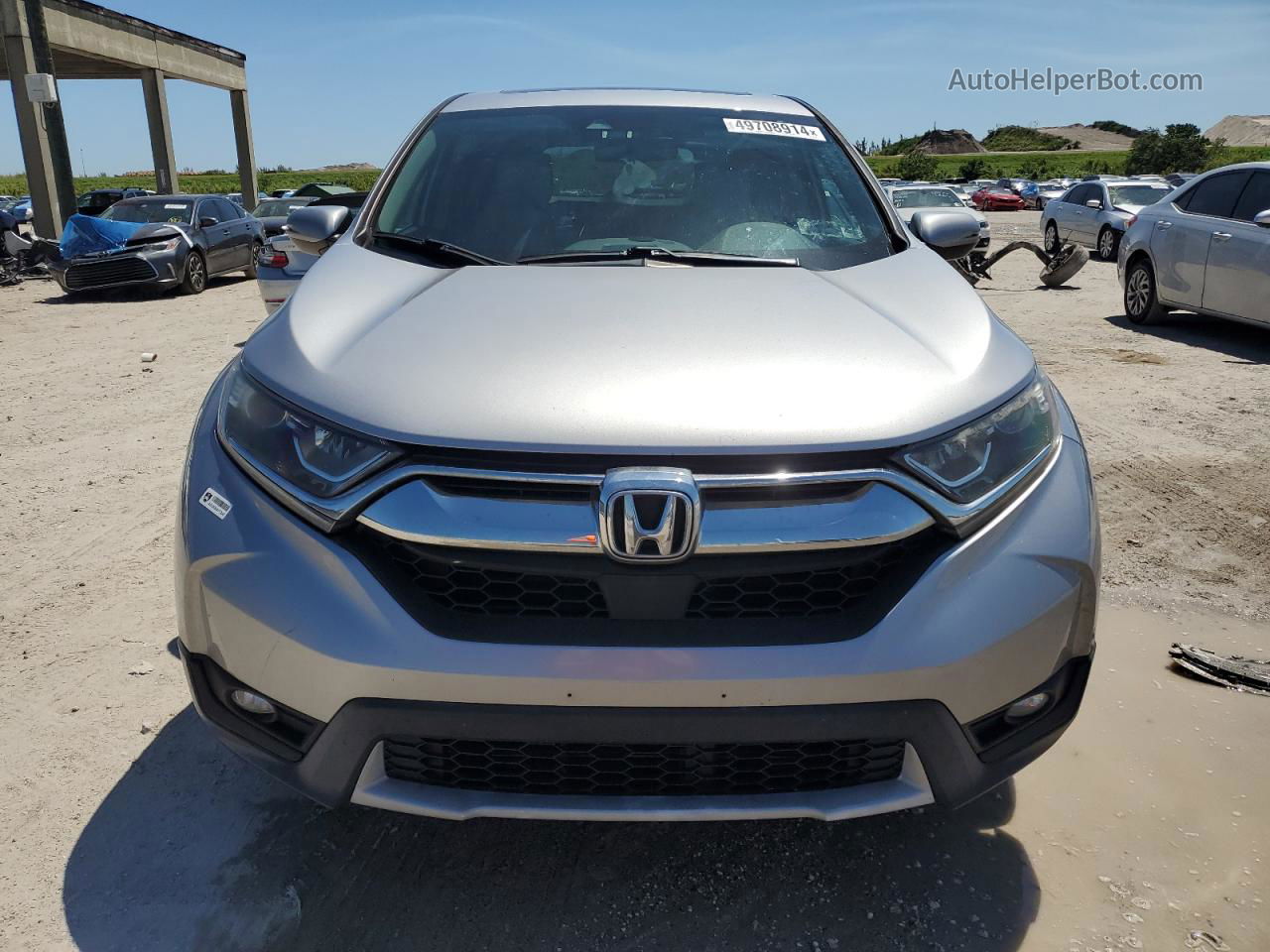 2017 Honda Cr-v Exl Silver vin: 2HKRW2H85HH625066