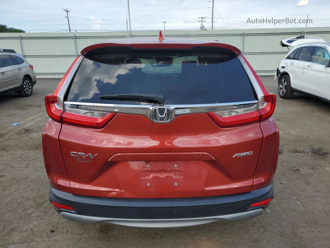 2018 Honda Cr-v Exl Red vin: 2HKRW2H85JH642892