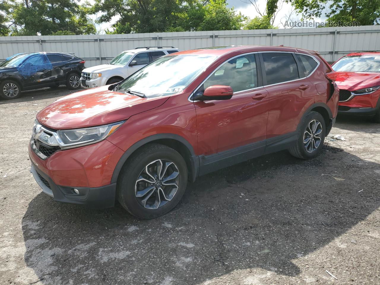 2018 Honda Cr-v Exl Burgundy vin: 2HKRW2H85JH651706