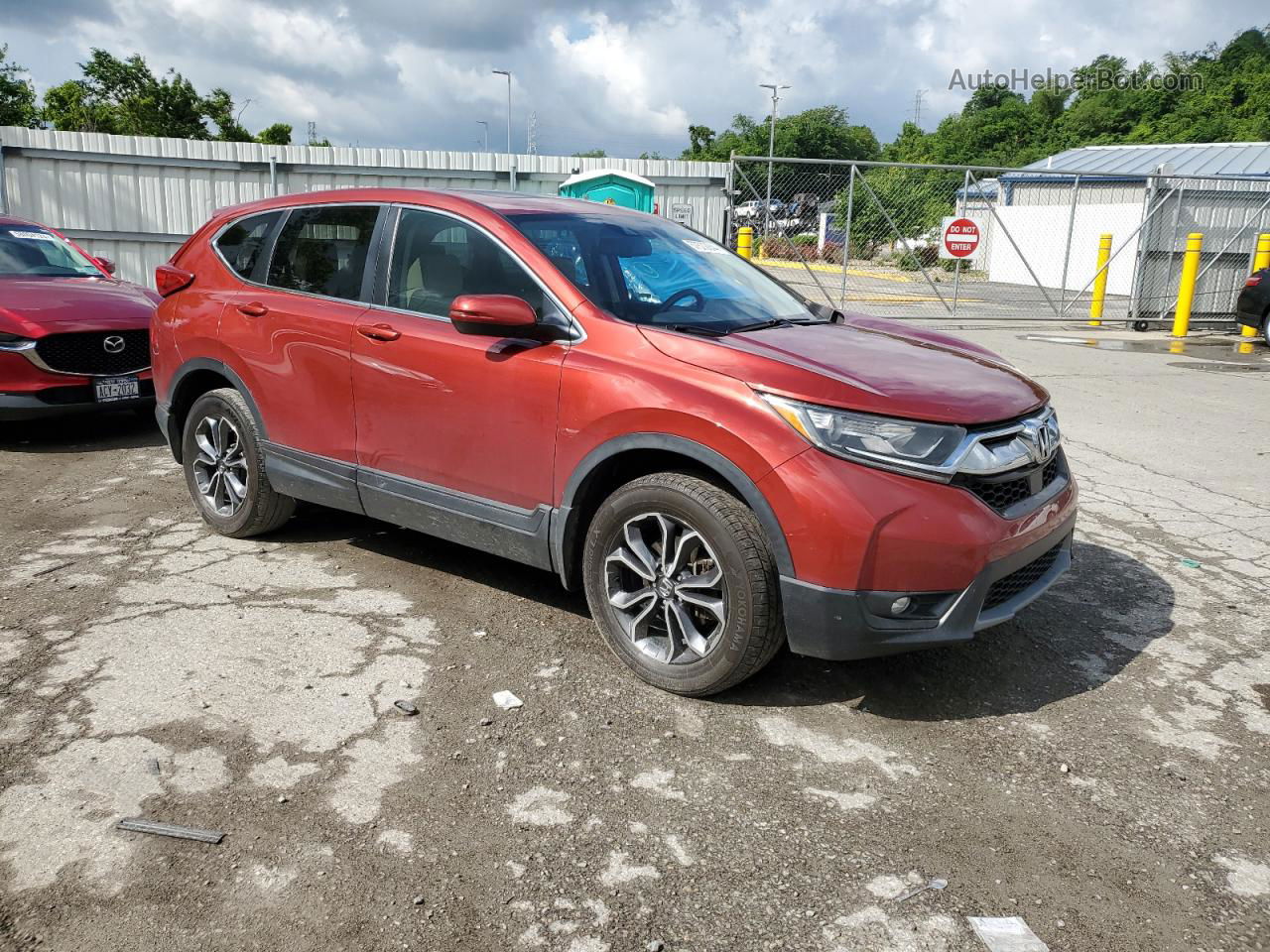 2018 Honda Cr-v Exl Burgundy vin: 2HKRW2H85JH651706