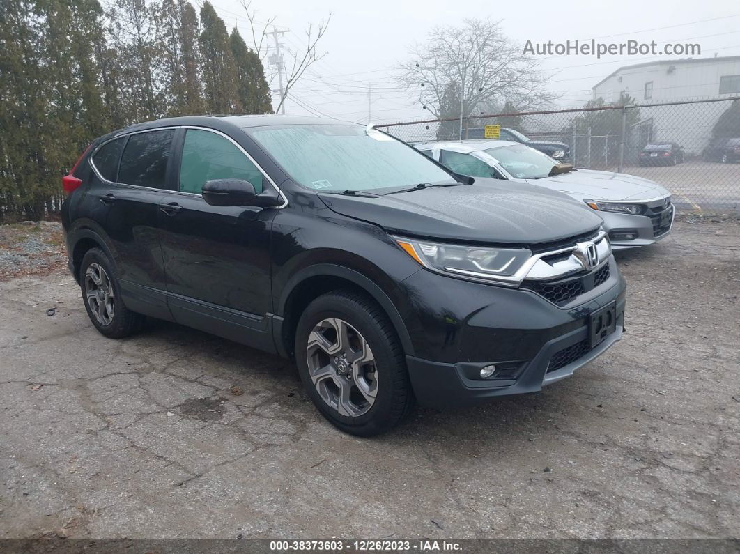 2019 Honda Cr-v Ex-l Black vin: 2HKRW2H85KH675117