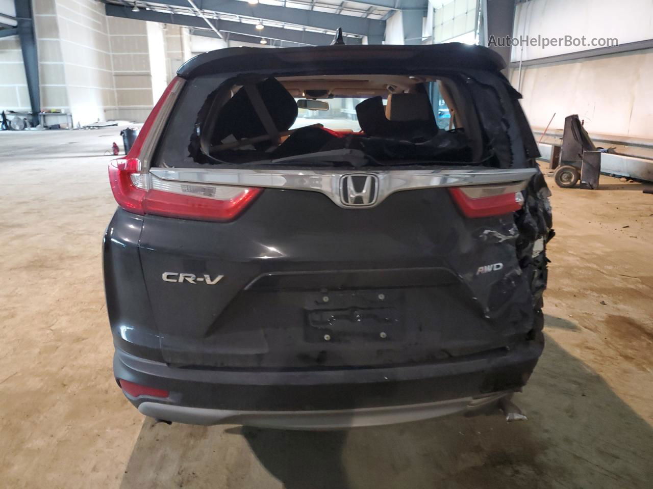 2017 Honda Cr-v Exl Charcoal vin: 2HKRW2H86HH606378