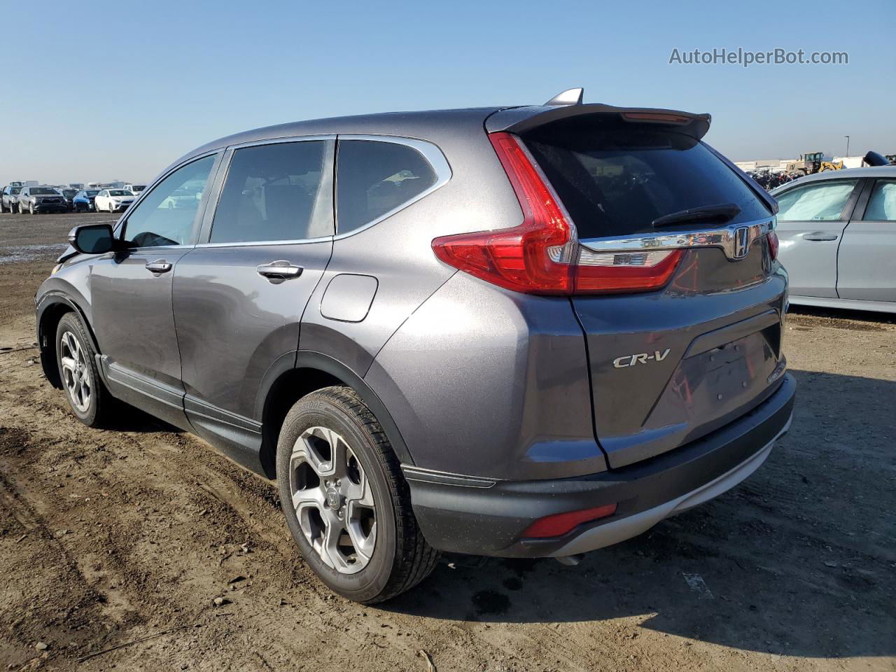 2017 Honda Cr-v Exl Gray vin: 2HKRW2H86HH613850