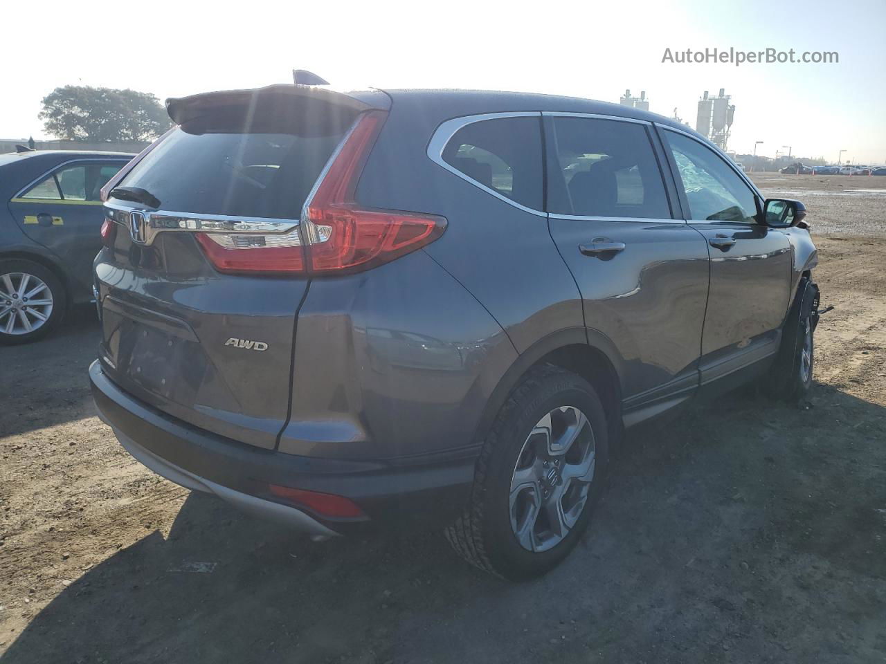 2017 Honda Cr-v Exl Gray vin: 2HKRW2H86HH613850