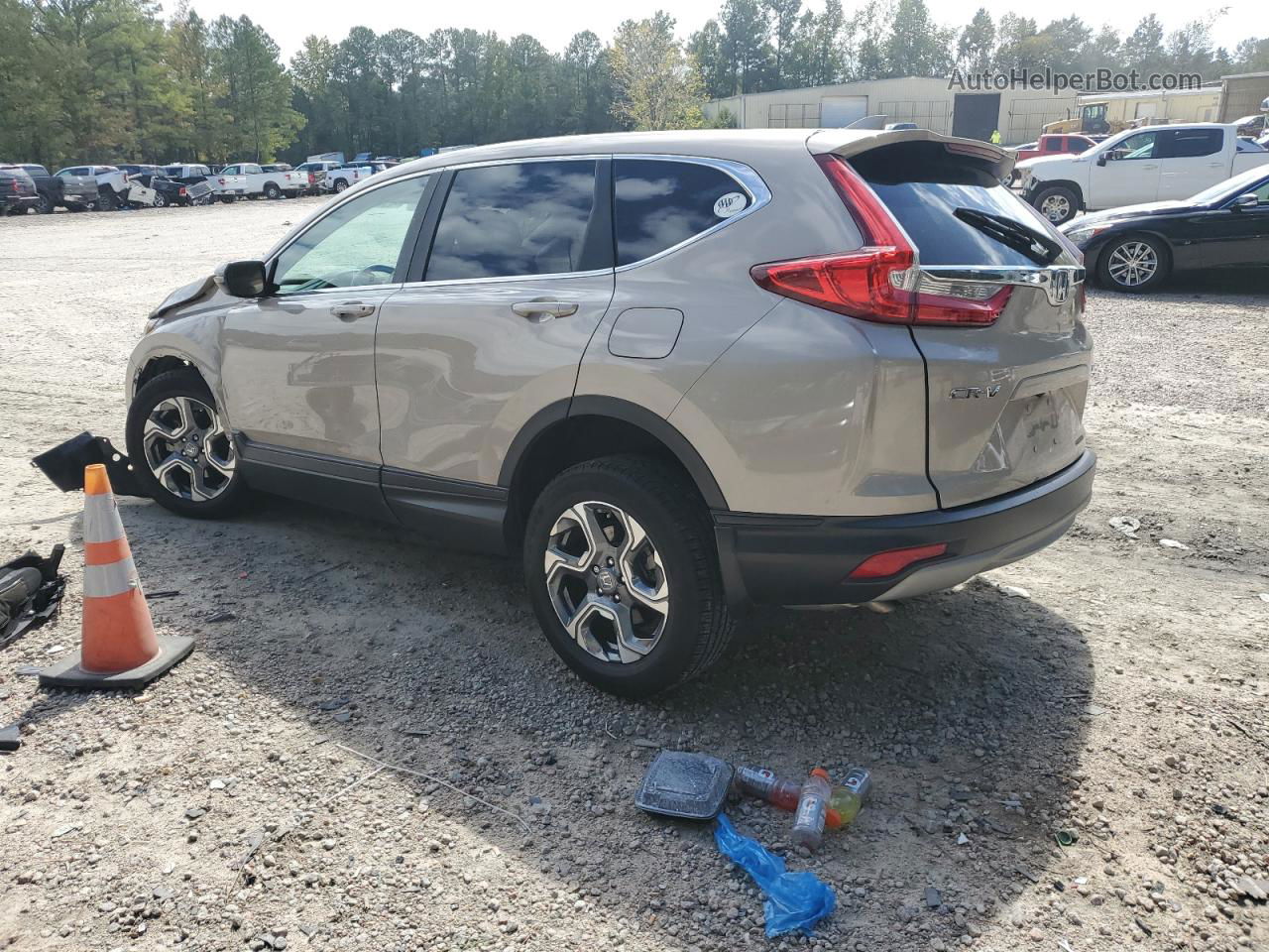 2018 Honda Cr-v Exl Beige vin: 5J6RW2H84JL019172