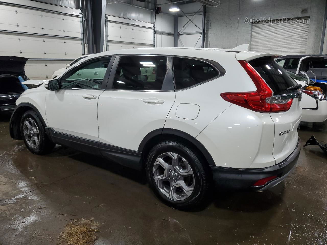 2018 Honda Cr-v Exl White vin: 2HKRW2H86JH663301