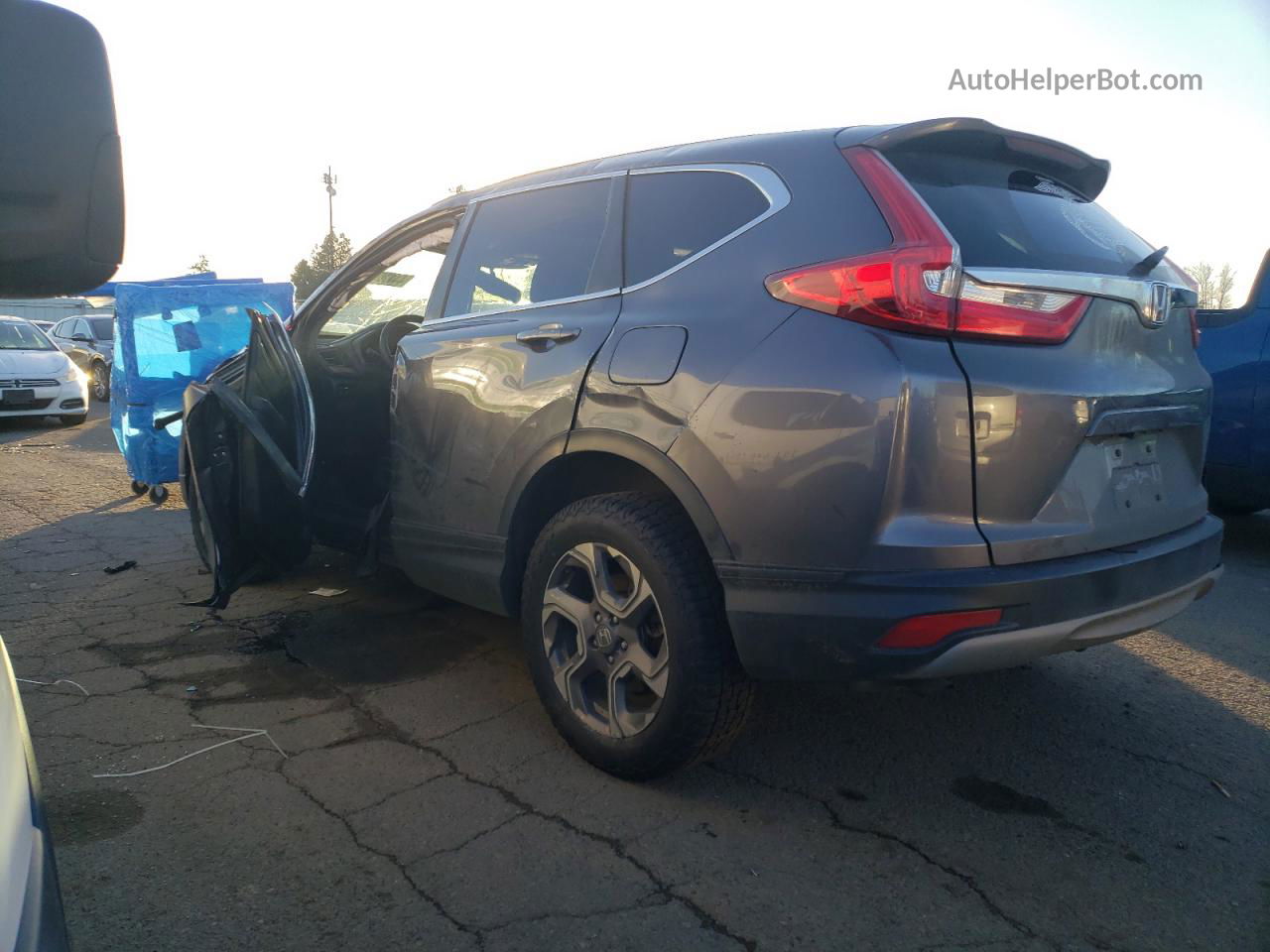 2018 Honda Cr-v Exl Gray vin: 2HKRW2H86JH684004