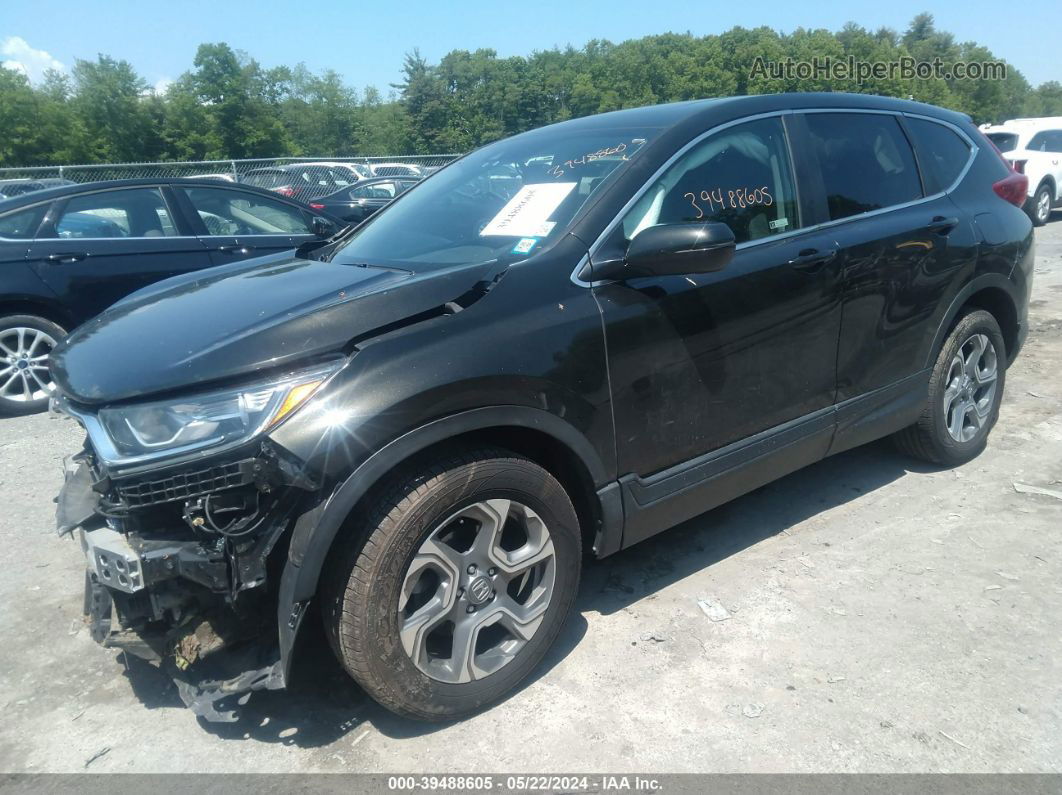 2019 Honda Cr-v Ex-l Black vin: 2HKRW2H86KH625357