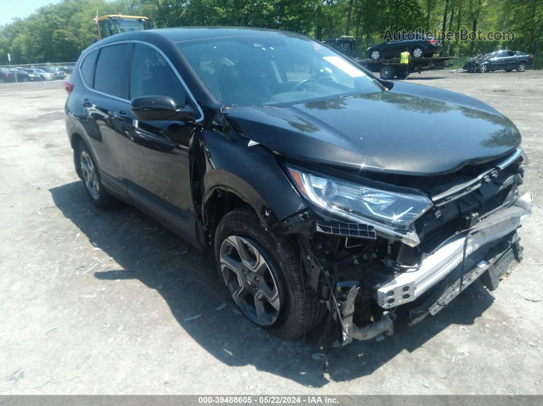 2019 Honda Cr-v Ex-l Black vin: 2HKRW2H86KH625357