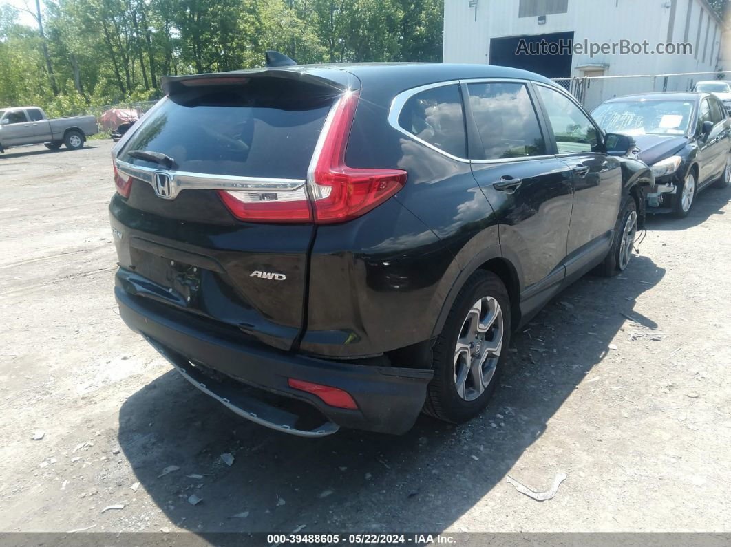 2019 Honda Cr-v Ex-l Black vin: 2HKRW2H86KH625357