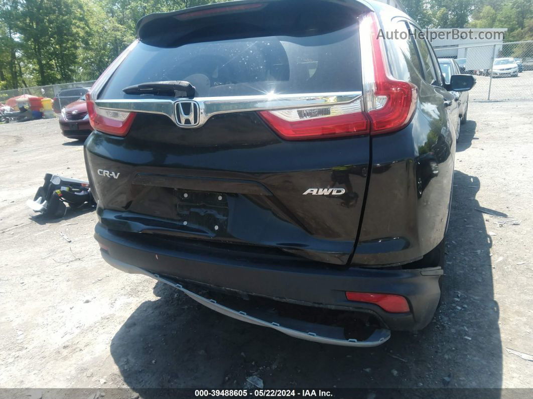 2019 Honda Cr-v Ex-l Black vin: 2HKRW2H86KH625357