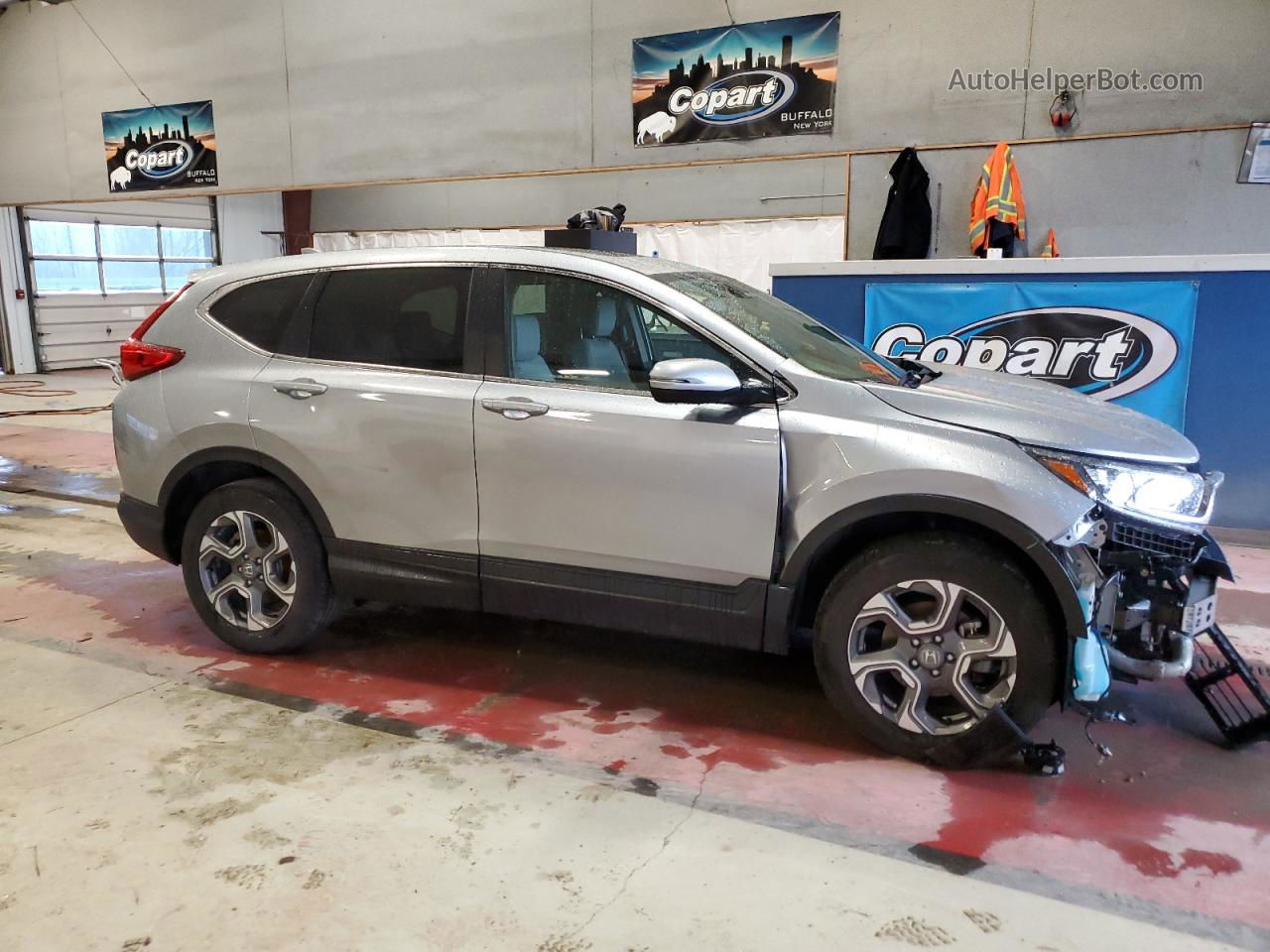 2019 Honda Cr-v Exl Silver vin: 2HKRW2H86KH657757