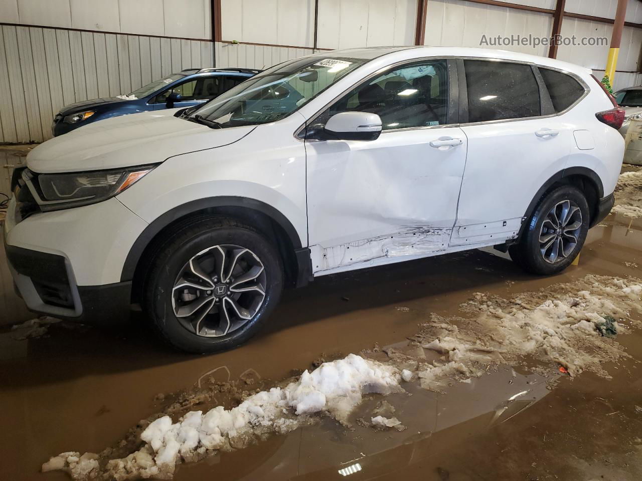 2020 Honda Cr-v Exl White vin: 2HKRW2H86LH690176