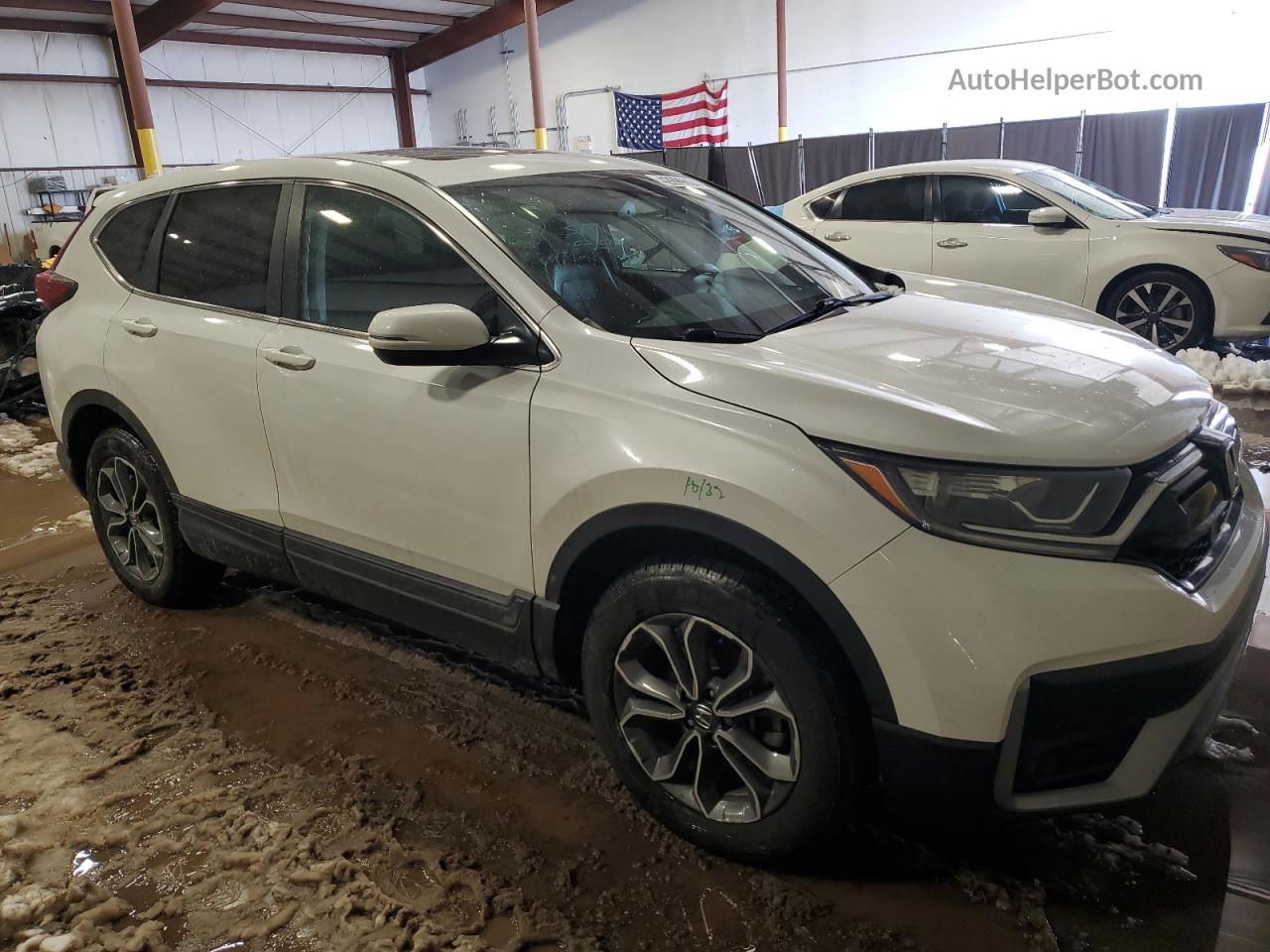 2020 Honda Cr-v Exl White vin: 2HKRW2H86LH690176