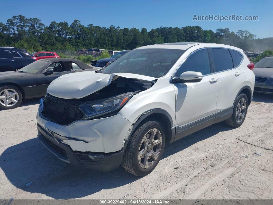 2017 Honda Cr-v Ex-l/ex-l Navi White vin: 2HKRW2H87HH626364