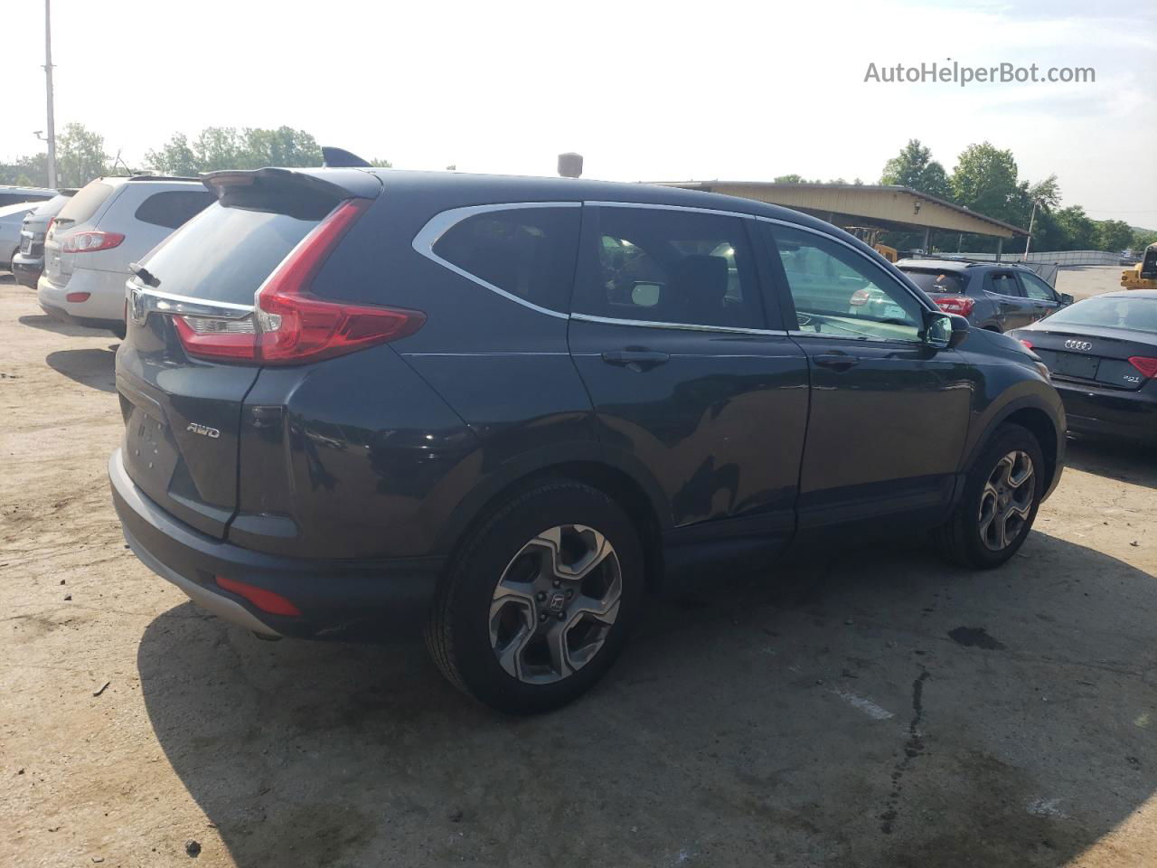 2019 Honda Cr-v Exl Серый vin: 2HKRW2H87KH619731