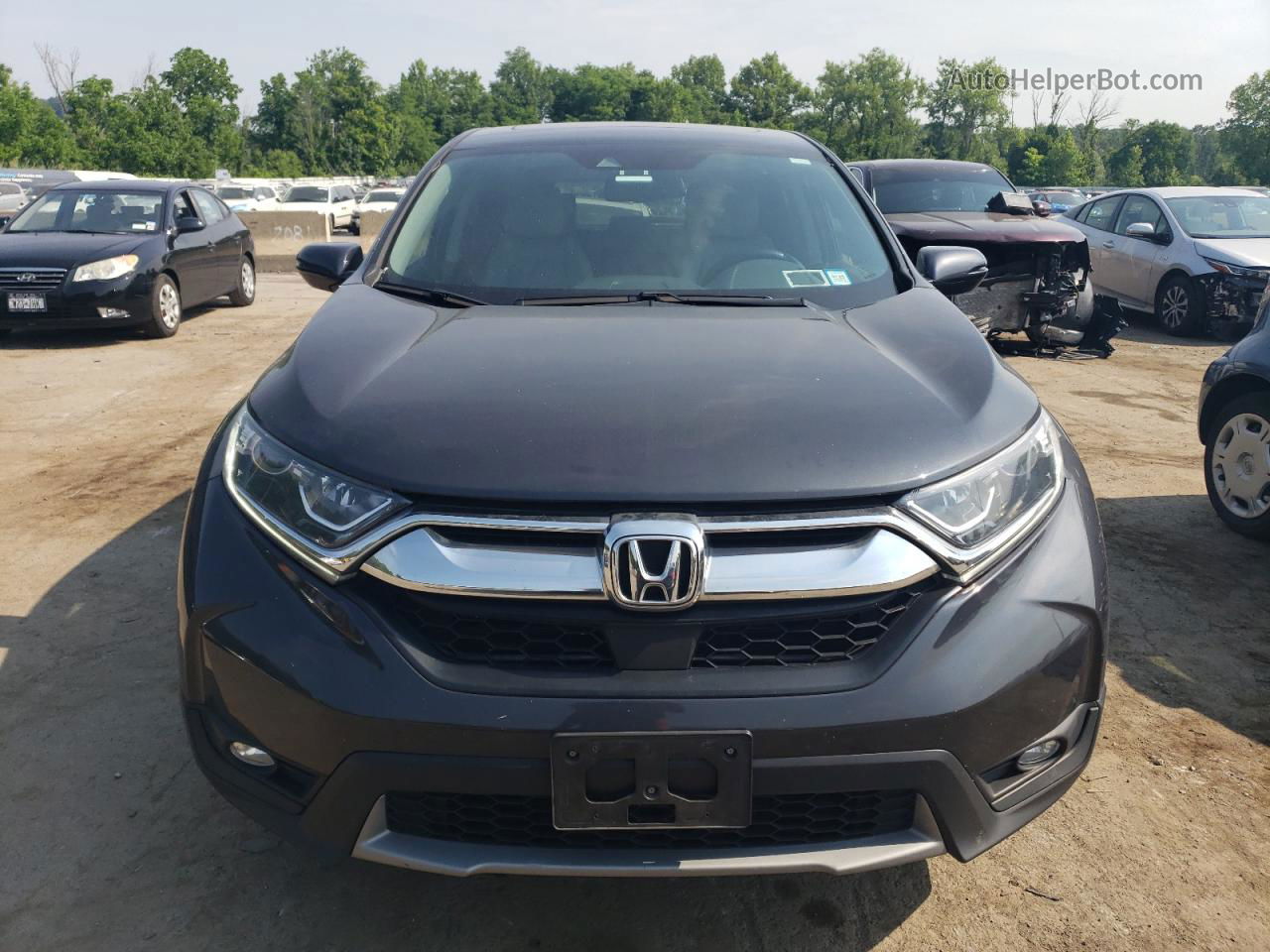 2019 Honda Cr-v Exl Серый vin: 2HKRW2H87KH619731