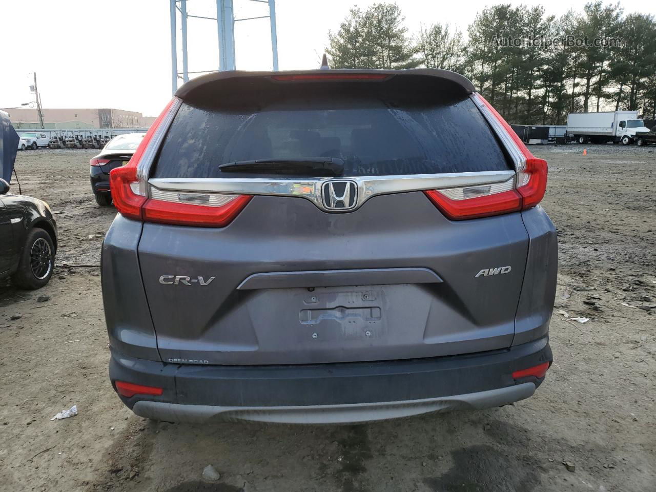 2019 Honda Cr-v Exl Gray vin: 2HKRW2H87KH626565