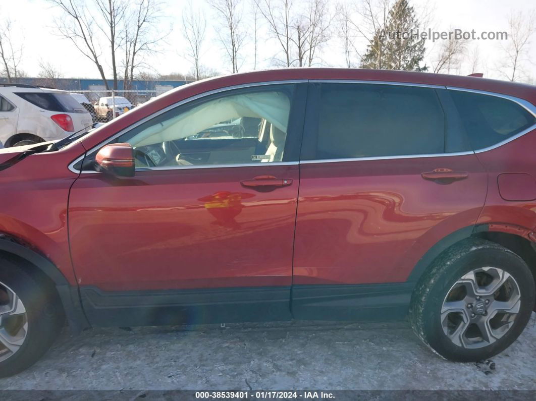 2019 Honda Cr-v Ex-l Red vin: 2HKRW2H87KH635265