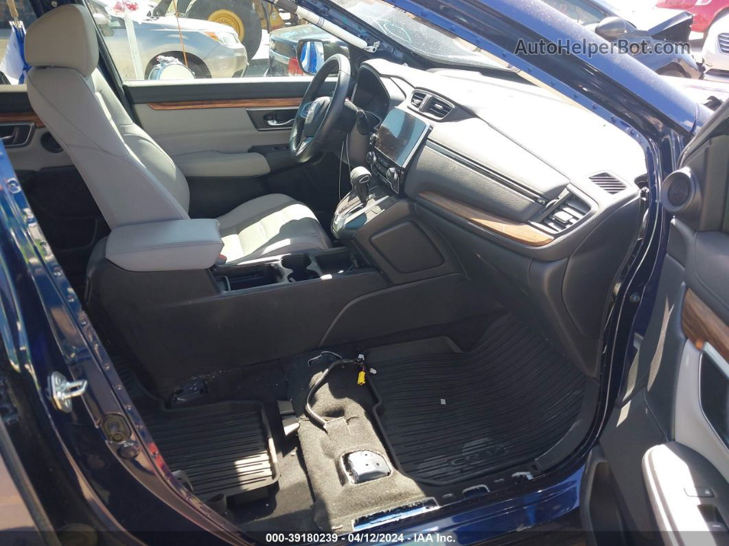 2019 Honda Cr-v Ex-l Dark Blue vin: 2HKRW2H87KH652051