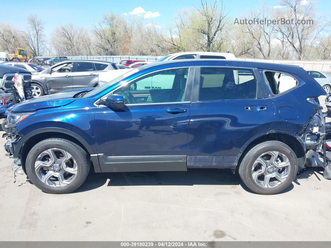 2019 Honda Cr-v Ex-l Dark Blue vin: 2HKRW2H87KH652051