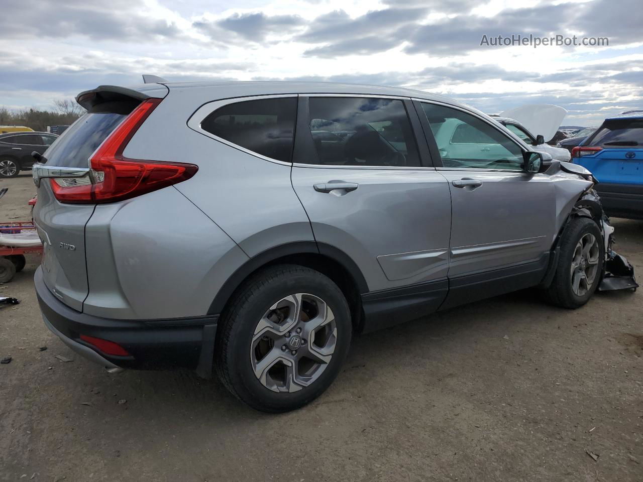 2019 Honda Cr-v Exl Silver vin: 2HKRW2H87KH670369