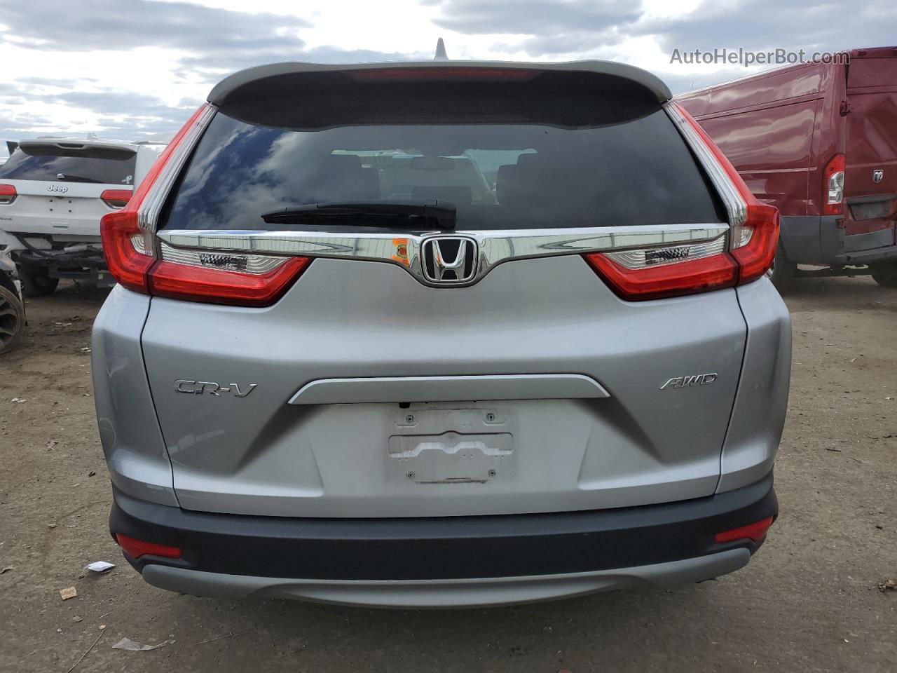 2019 Honda Cr-v Exl Silver vin: 2HKRW2H87KH670369