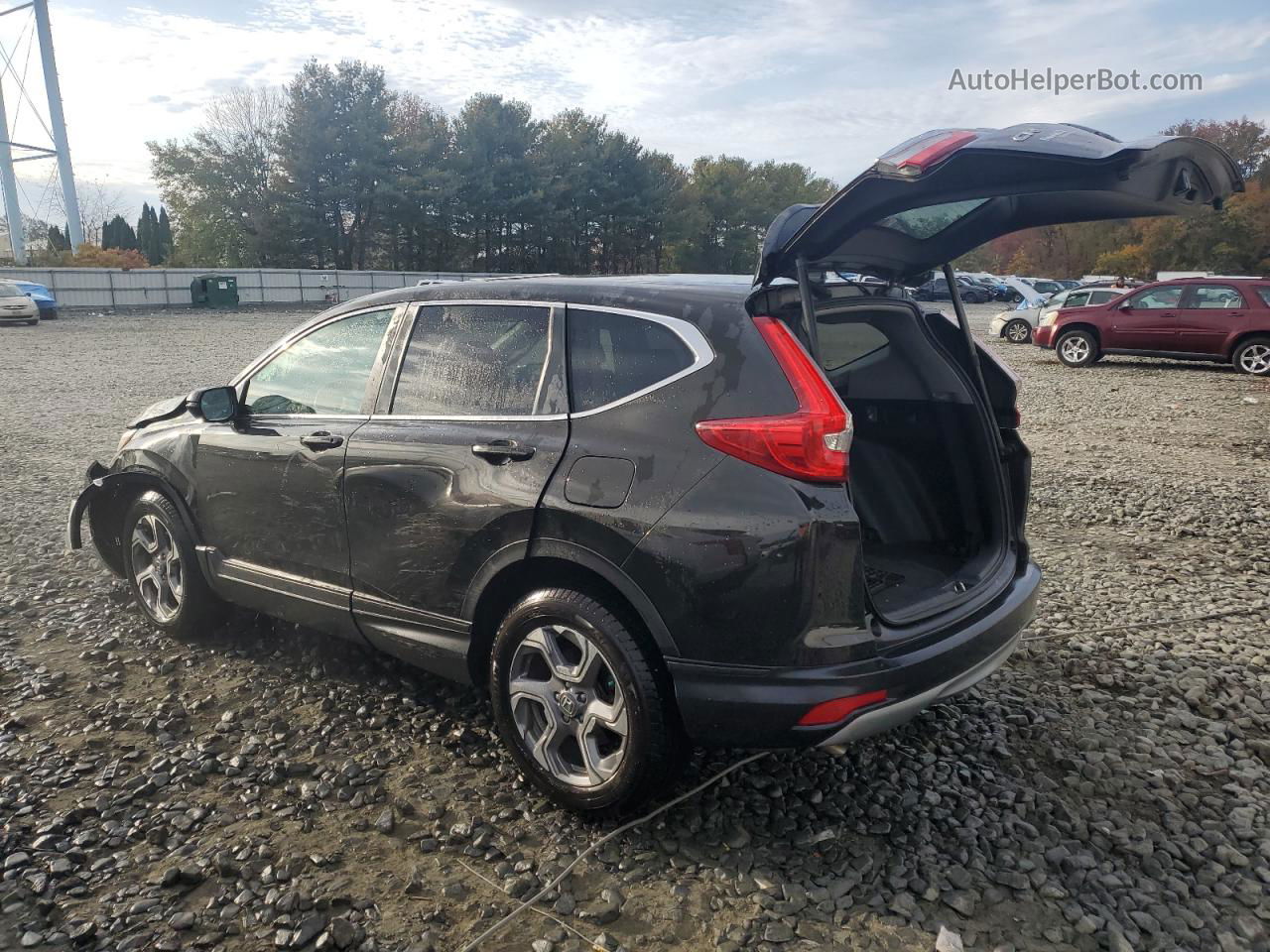 2018 Honda Cr-v Exl Black vin: 2HKRW2H88JH612687