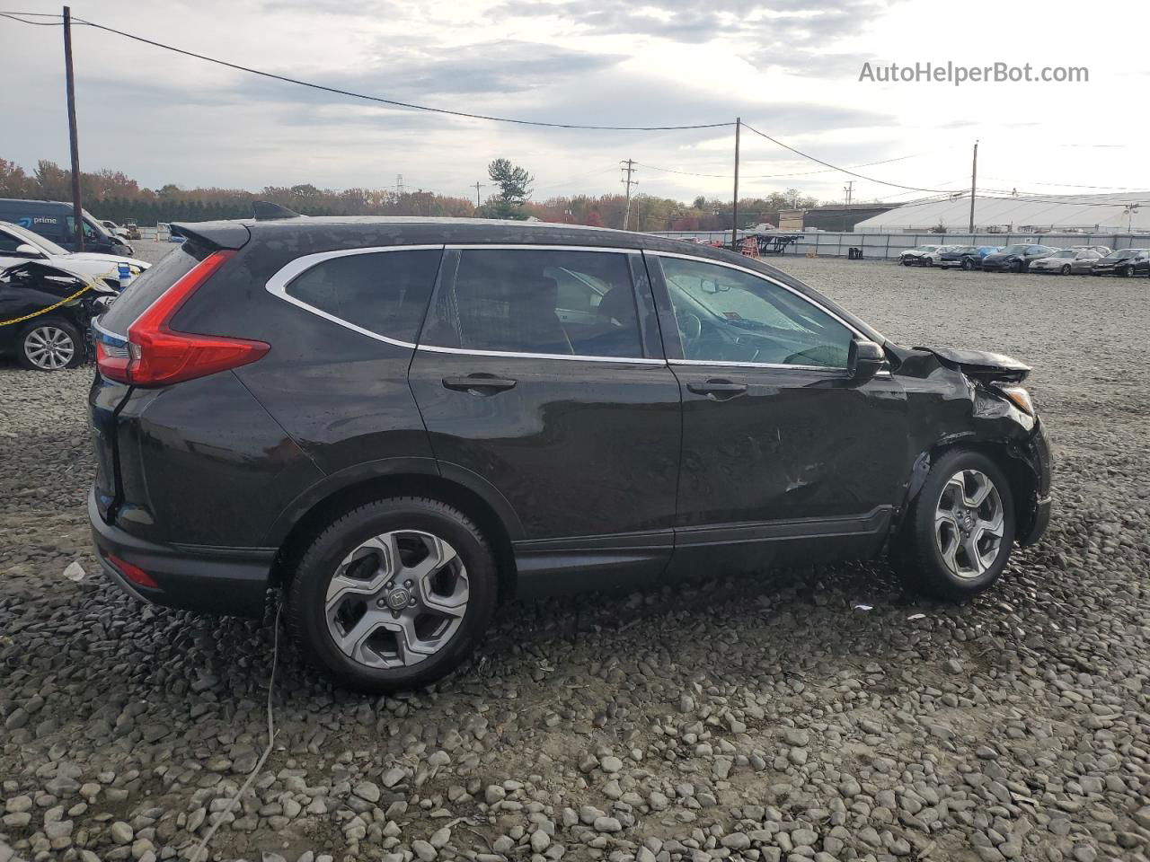 2018 Honda Cr-v Exl Black vin: 2HKRW2H88JH612687