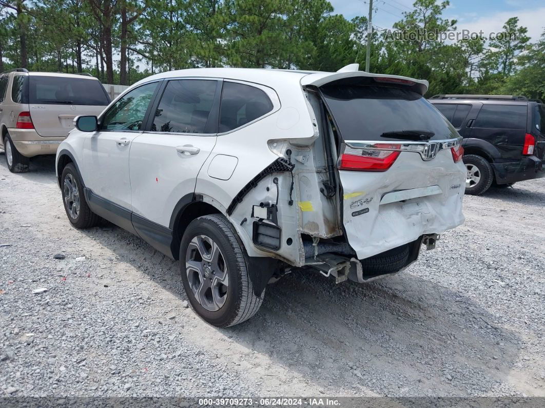 2019 Honda Cr-v Ex-l White vin: 2HKRW2H88KH630253